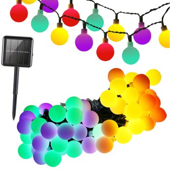 Solar Garden String Lights 40 LED, Multicolor