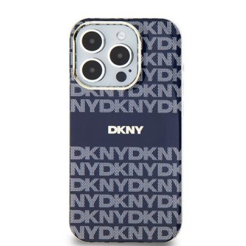 Apple iPhone 13 6.1'' DKNY IML Mono Stripe MagSafe Case Cover, Blue