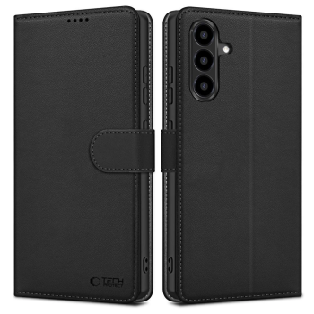 Samsung Galaxy A36 ( SM-A366E / DS ) Tech-Protect Wallet Book Case Cover, Black