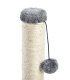 Cat Sisal Scratching Post, 100 cm - Beige/Gray