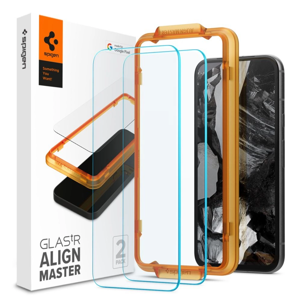Google Pixel 8A Spigen ALM GLAS.TR Tempered Glass 2-Pack