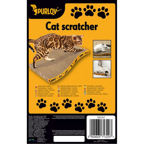 Purlov Horizontal Wave Cardboard Cat Scratcher 22037 (0)