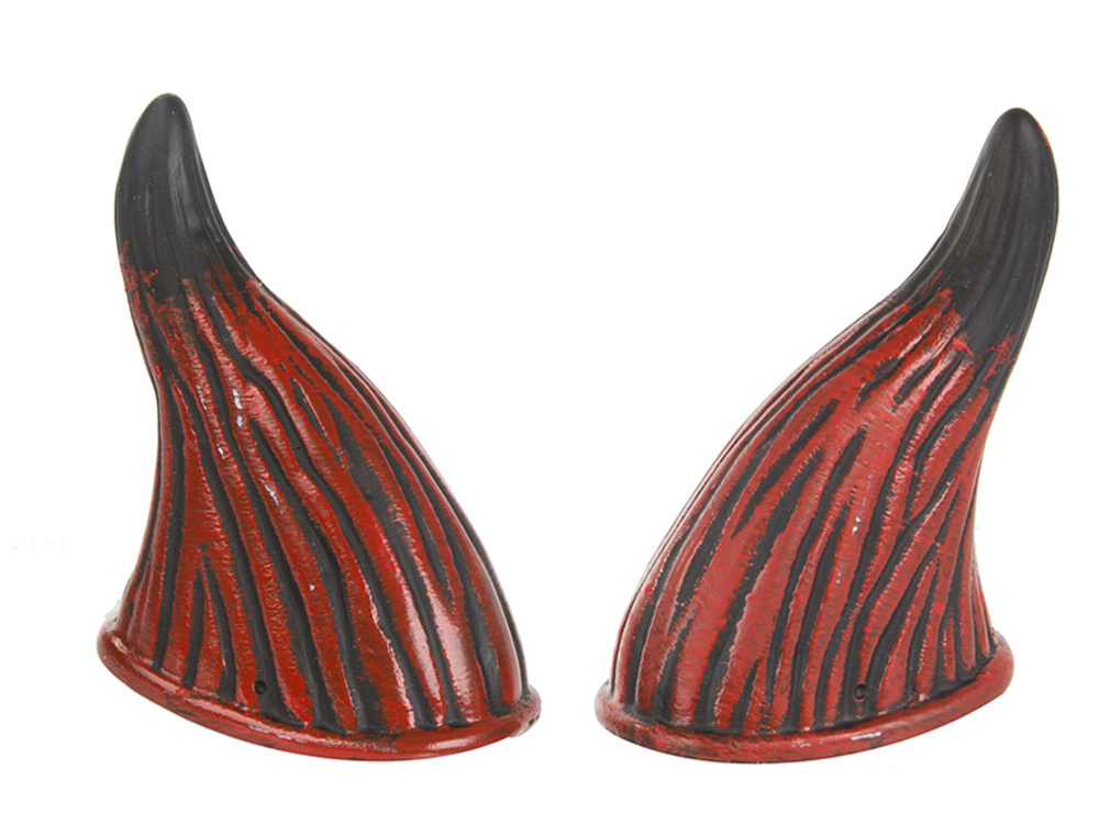 Face makeup kit for Halloween, devil horns, fake blood (1)