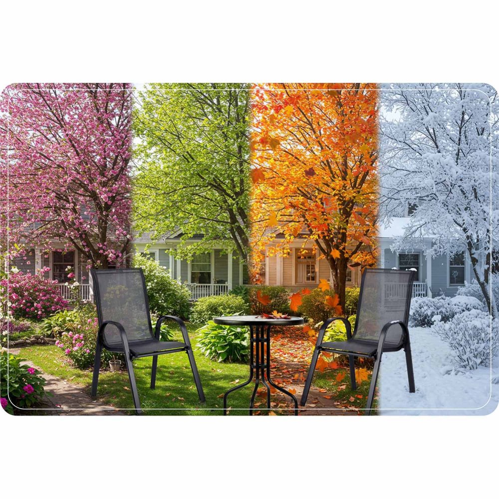 Sofotel SO-981 Outdoor Set: Round Table & 2 Garden Chairs - Perfect for Patio Relaxation (3)