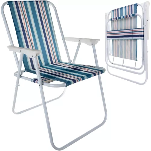 Trizand Bergamo Folding Camping & Garden Chair 23558, Blue