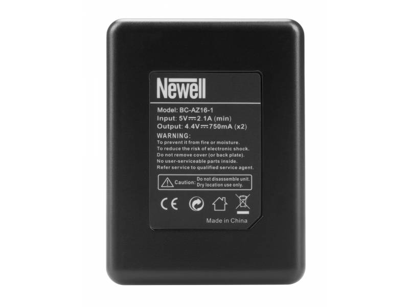 Newell Canon AZ16-1 (Dual) Akumulatora baterijas lādētājs | USB Type-C Battery Charger DL-USB-C (0)