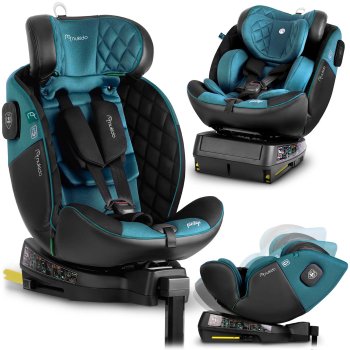 Nukido Prestige Line Kids Car Seat Black-blue 0-36 kg ISOFIX