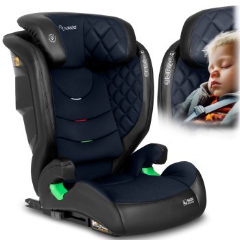 Nukido Louis ISOFIX Kids Car Seat 15-36 kg, Black / Navy blue