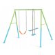 INTEX 44120 Double Garden Swing Set for Kids, Height Adjustable
