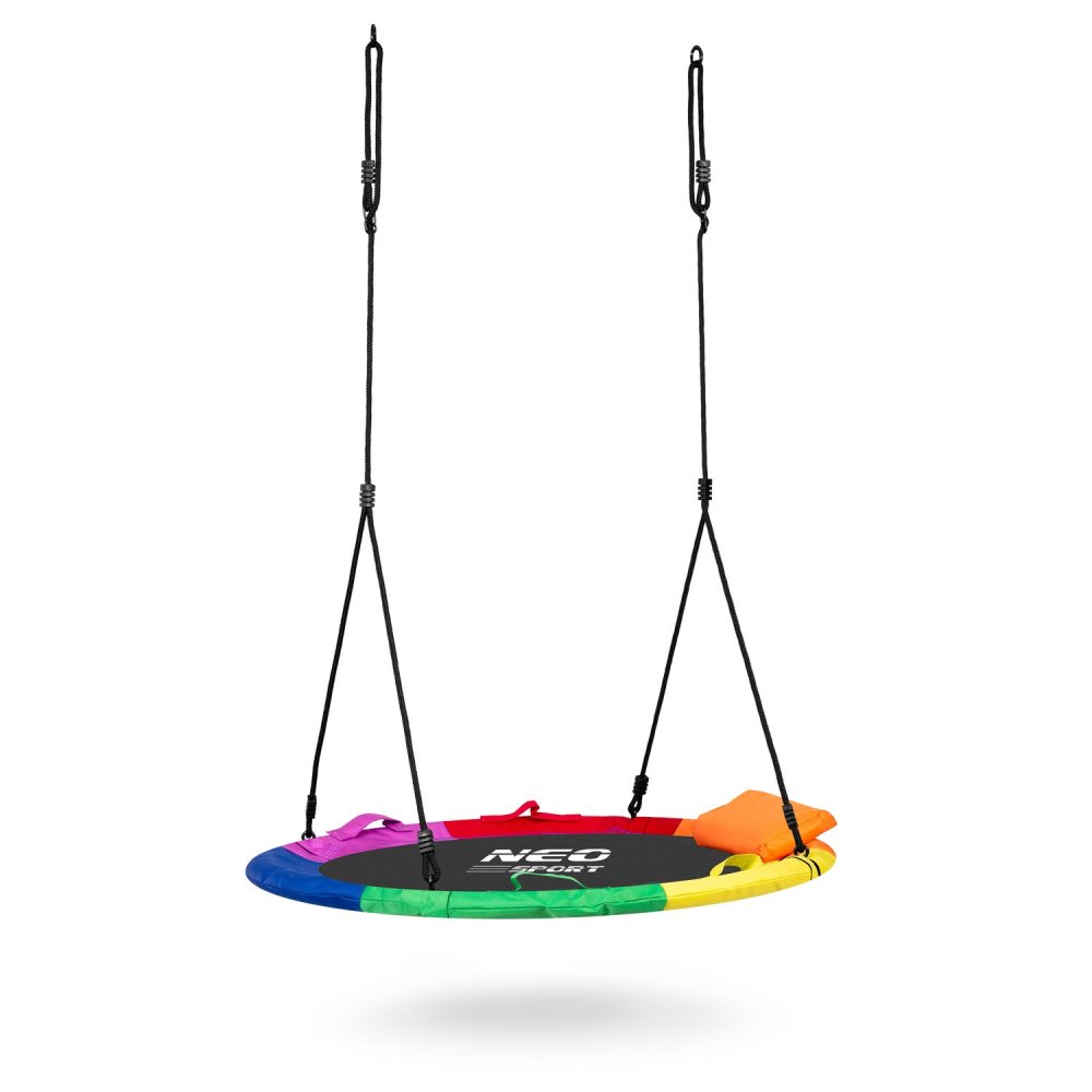 Neo-Sport Swingo XXL Saucer Swing for Kids and Adults 110 cm, Multicolor (1)