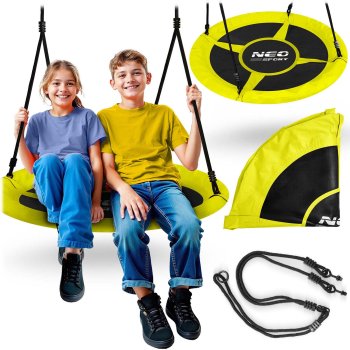 Neo-Sport Swingo Saucer Swing 100 cm (39 inch) for Kids and Adults