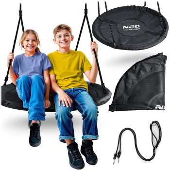 Neo-Sport NS-103 Nest Swing 40 Inch for Kids and Adults Outdoor Saucer Swing