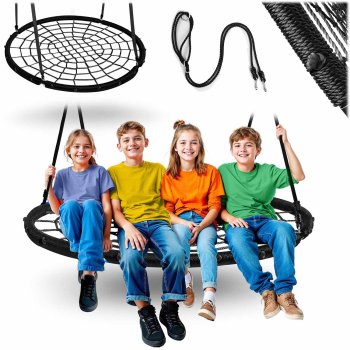 Neo-Sport NS-104 Spider Web Saucer Swing 120 cm for Kids and Adults