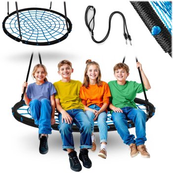 Neo-Sport NS-104 Spider Web Nest Swing 120 cm for Kids and Adults