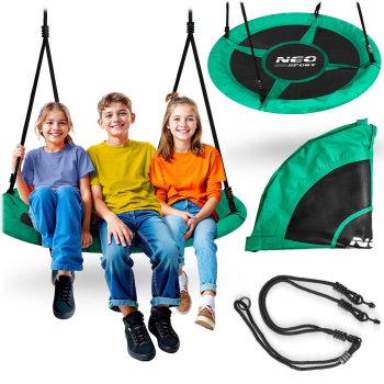 Neo-Sport Swingo Nest Swing 110 cm for Kids and Adults Outdoor