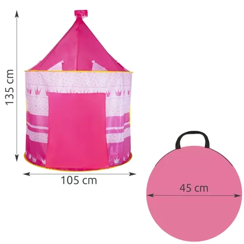Kids Play Tent Princess Castle Playhouse, Pink 23475 (2)