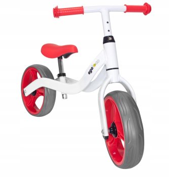 EGALECO Balance Bike for Kids Sport, White-Red