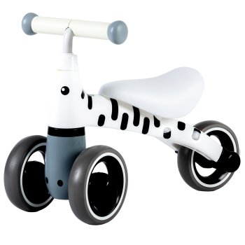 ECOTOYS Zebra Balance Bike for Toddlers with EVA Wheels
