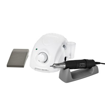 Manicure & Pedicure Nail Drill Saeyang Marathon 3 Champion + H37LSP 45 W, White, With Foot Pedal