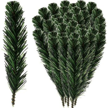 Artificial Spruce Branches for Decorations 21cm, 40 pcs - Ruhhy 22512