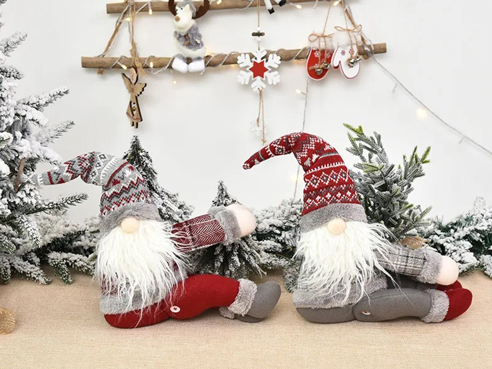 Christmas Gnome Curtain Holder, Tieback, Fastener, 40 cm (5)