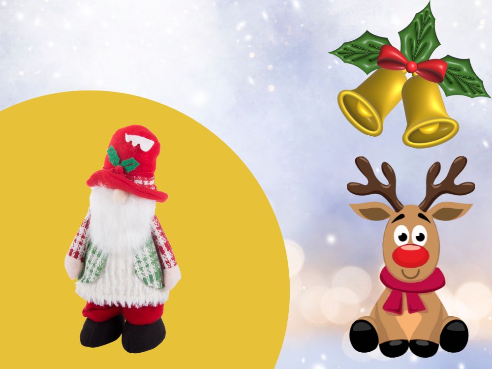 Christmas Tree Gnome with LED Light, 30 cm (8)