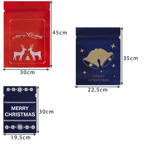 Christmas Gift Bags Set of 8 in 3 Sizes Ruhhy 22251 (5)