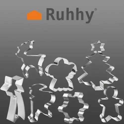 Christmas Cookie Cutter Set, 7 Pieces, Ruhhy 20423 (0)