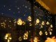 Christmas Curtain, Garland Lights, 138 LED, IP44, Warm White