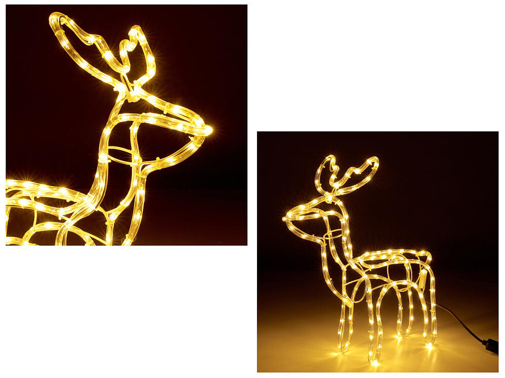Large LED Reindeer Outdoor Decoration with Moving Head, 216 LEDs (2)