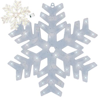 Luminous window decoration snowflake LED 40cm star