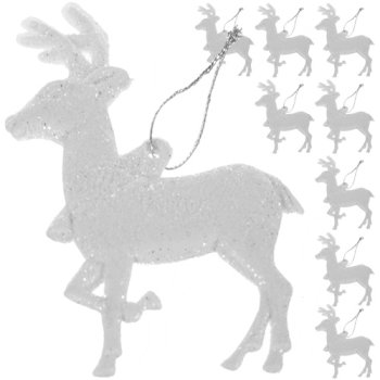 Reindeer Christmas Ornaments Set of 9 Ruhhy 22517