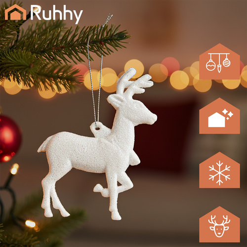 Reindeer Christmas Ornaments Set of 9 Ruhhy 22517 (2)