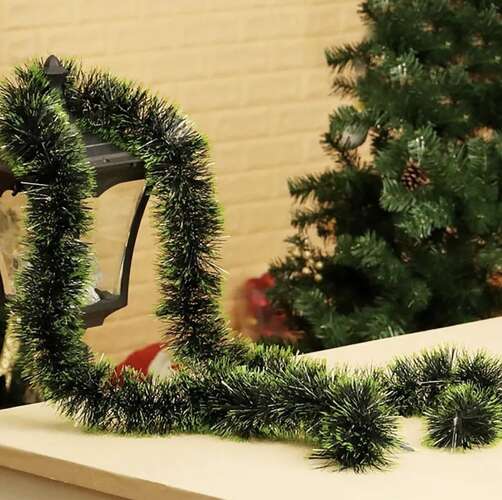 Christmas Tree Garland 6m Ruhhy 22308, Green (1)