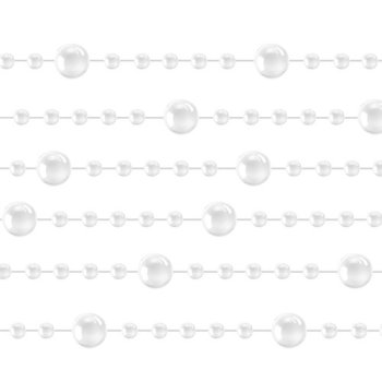 Pearl Garland for Christmas Tree Decoration 5m Ruhhy 22499