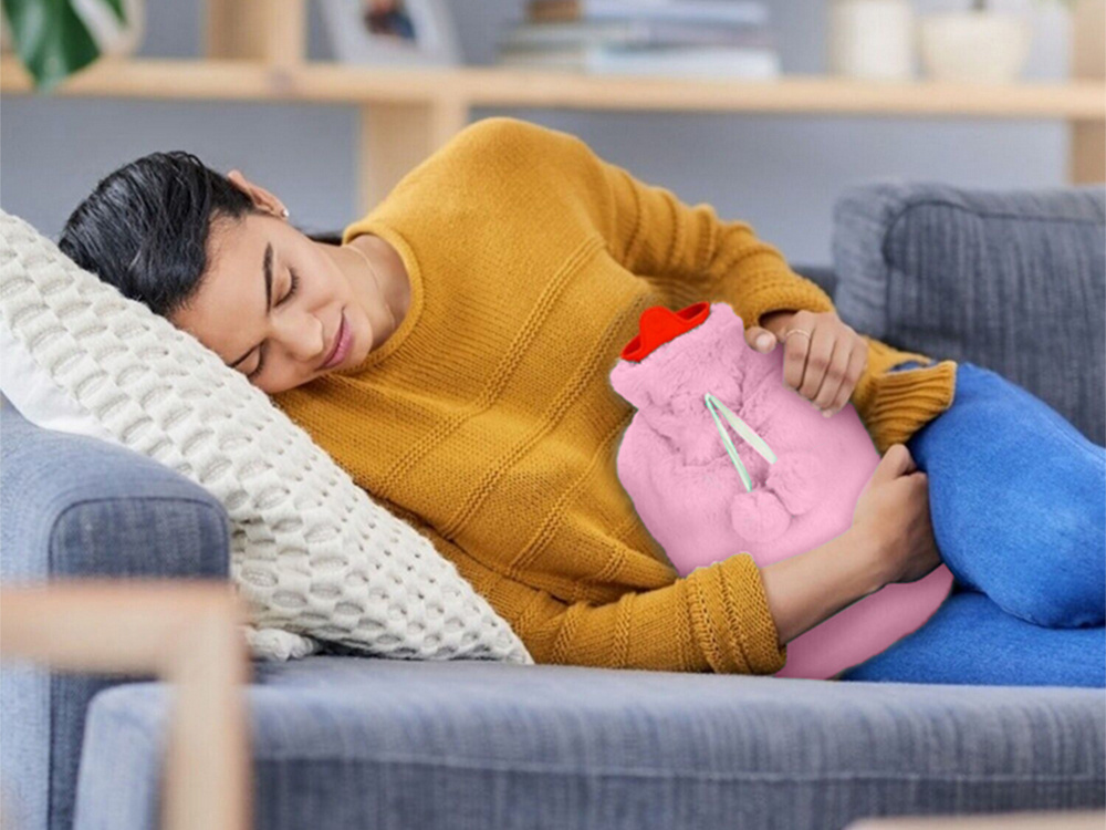 Rubber Hot Water Bottle with Soft Cover (8)