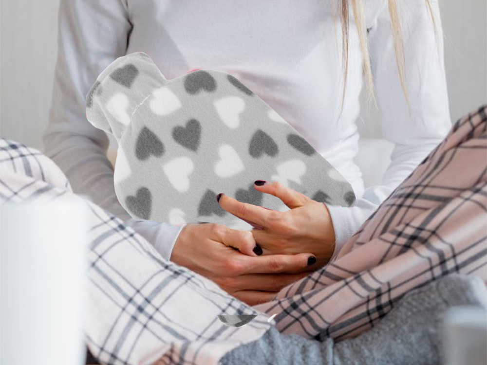 Rubber Hot Water Bottle with Soft Cover (0)