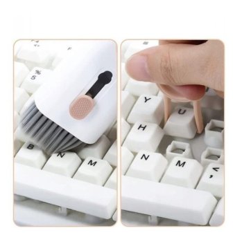 Electronics Cleaning Kit T-Phox 7-in-1 for Keyboards and AirPods, Pink