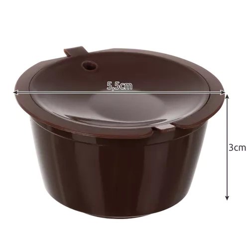 Reusable Refillable Coffee Capsules Pods for Dolce Gusto Coffee Machines, Set of 6 (1)