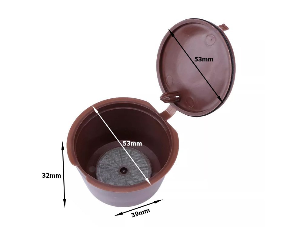 Reusable Refillable Coffee Capsules Pods for Dolce Gusto Coffee Machines, Set of 5 (0)