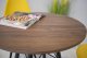 TODI Modern Scandinavian Round Coffee Table 60cm, Brown