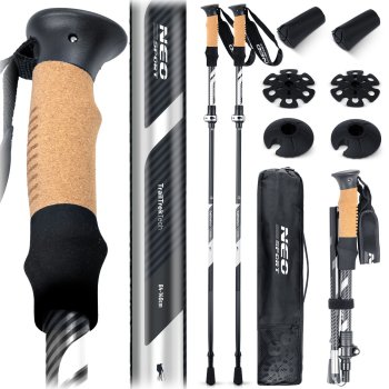 Neo-Sport NS-382 Trekking Poles Lightweight, Durable Hiking Sticks for Outdoor Adventures