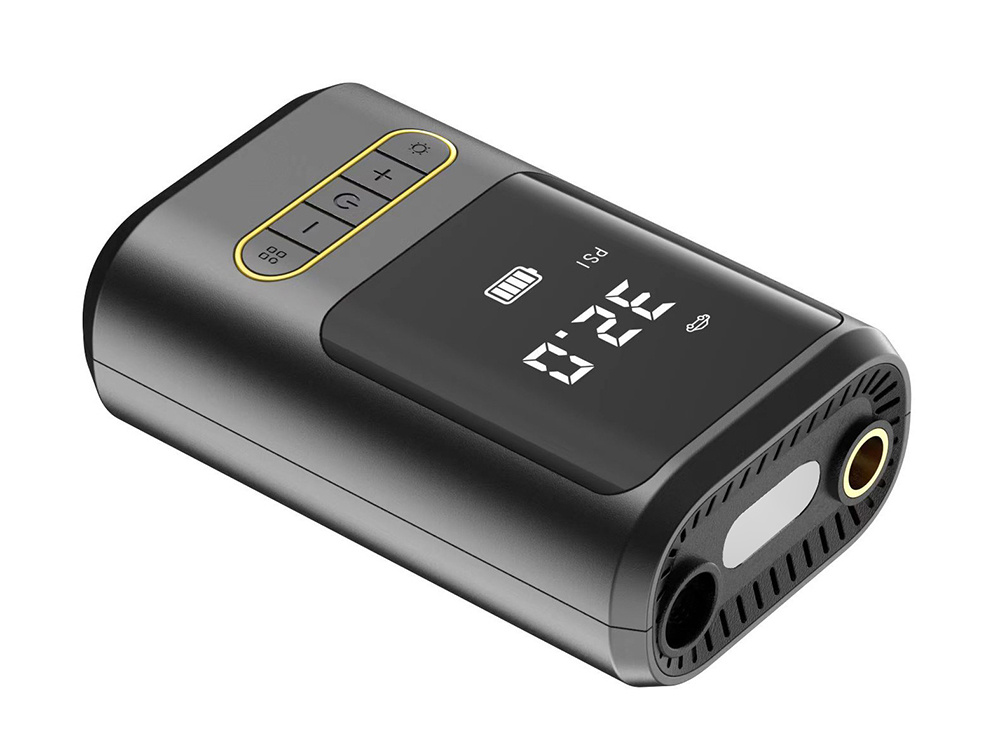 Portable Electric Air Compressor & Tire Inflator for Car and Bike with LED Light 10 bar (1)