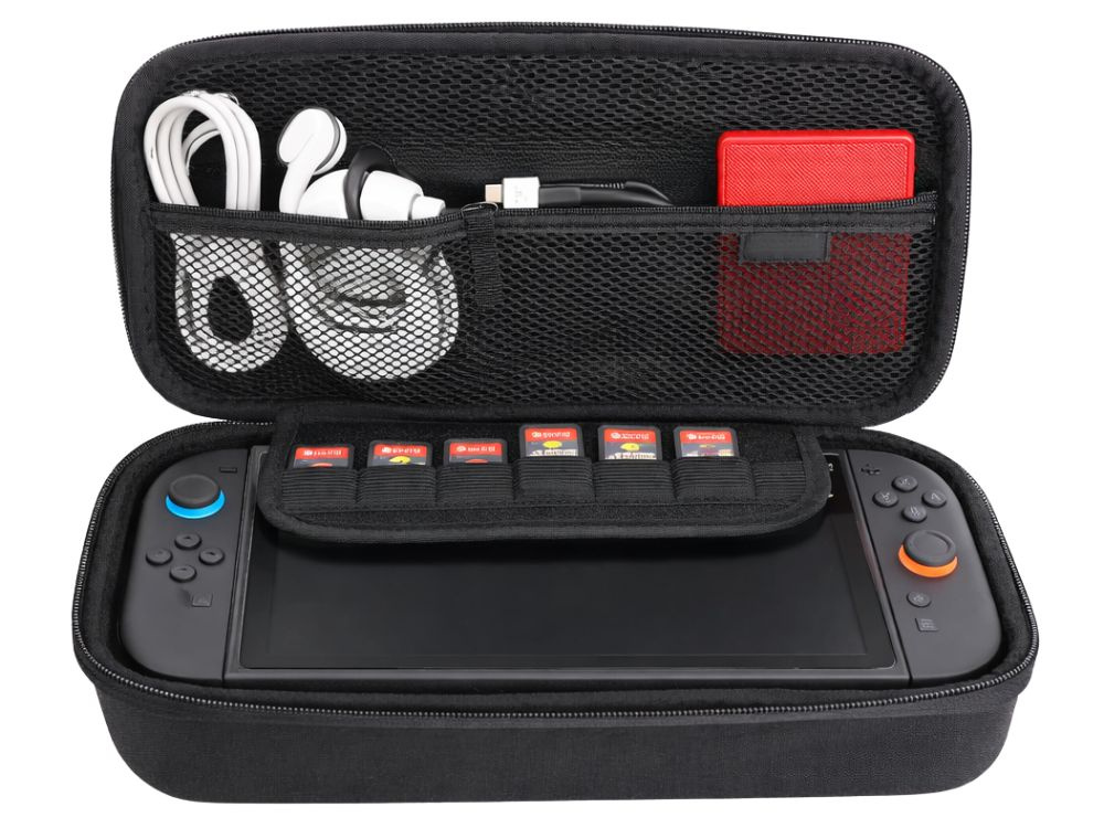 Protective Case for Nintendo Switch 2 Travel Bag with Handle, Black (2)