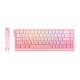 Wired Gaming Keyboard ONIKUMA G69 Pink 68-Key 8000Hz