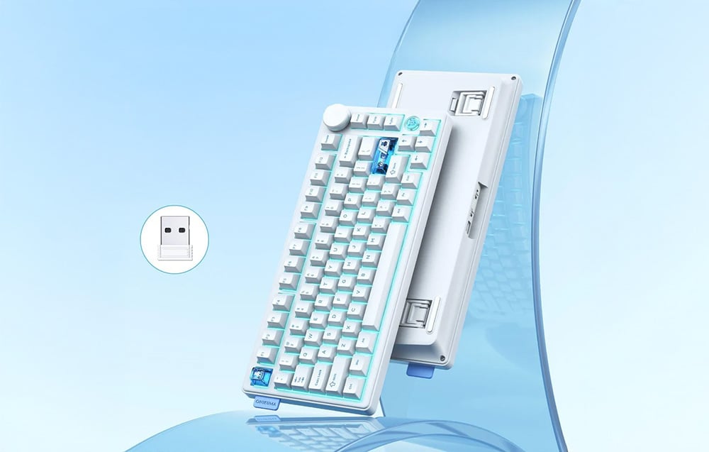 Wireless Mechanical Keyboard ONIKUMA MT706 White QWERTY (0)