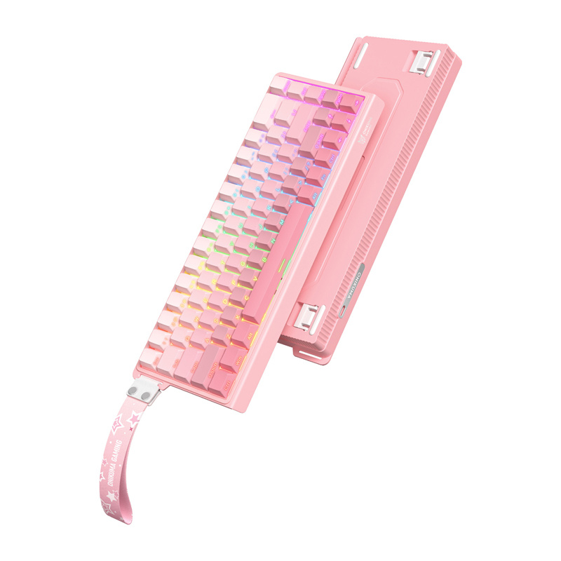 Wired Gaming Keyboard ONIKUMA G69 Pink 68-Key 8000Hz (0)