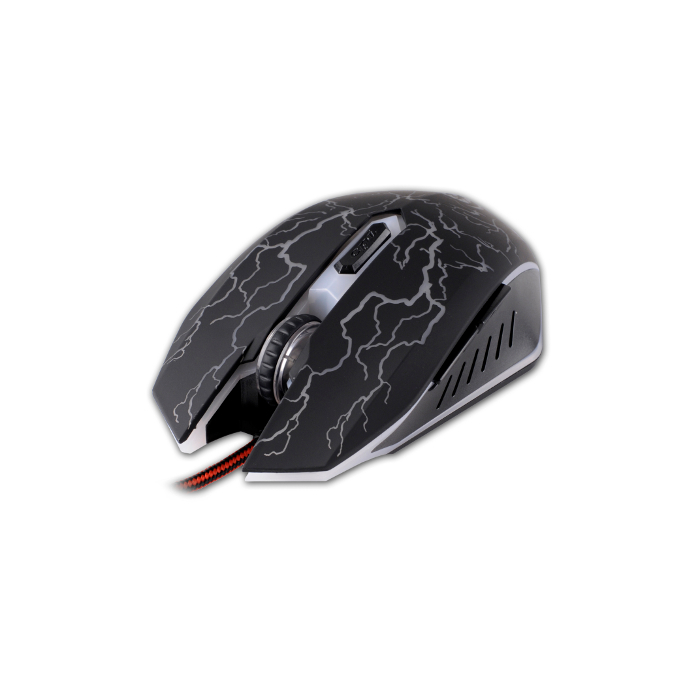 Rebeltec DIABLO Gaming Computer USB Wire Mouse, Black-Red (1)