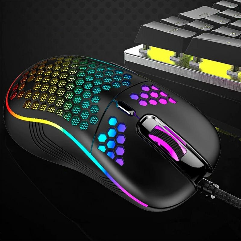 Ergonomic USB Gaming Mouse with RGB LED Lighting (0)