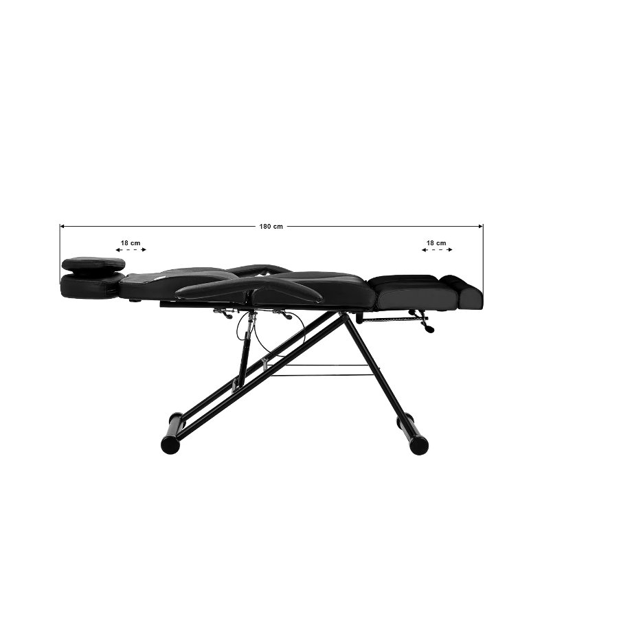 Pedicure Chair Cosmetic Bed Massage Couch AZZURRO 563S, Black (0)